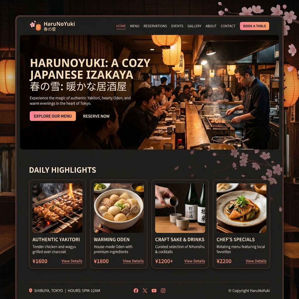 하루노유키 (HaruNoYuki) 레이아웃 프리뷰